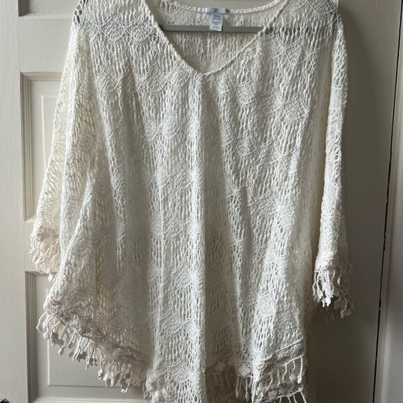 Eberjey Crochet Cover-Up - Picture 1 of 3